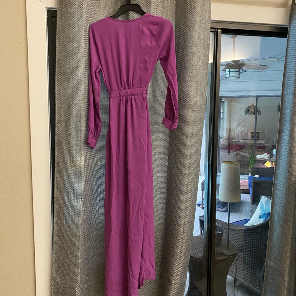 Vici purple maxi dress